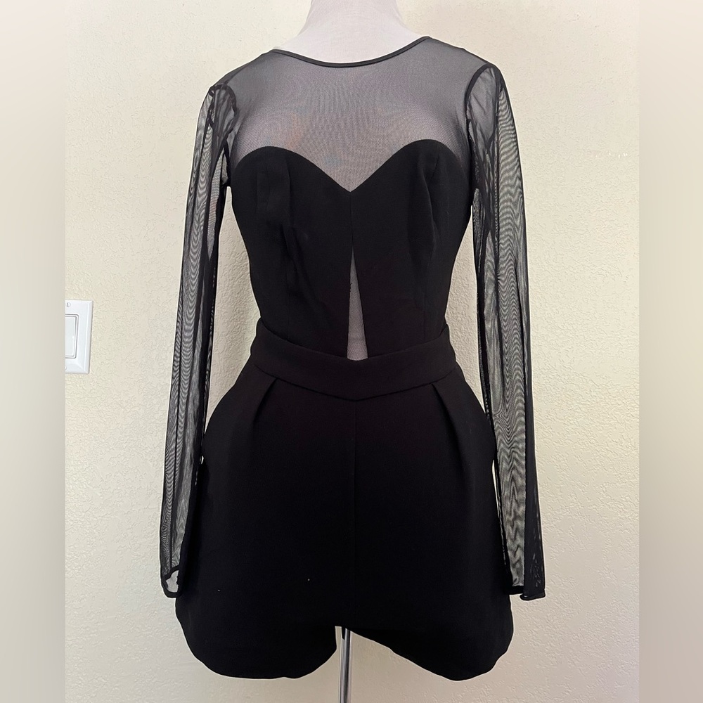 BCBG Black Romper
